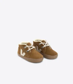 BABY FURED SUEDE CAMEL PIERRE>VEJA Fashion