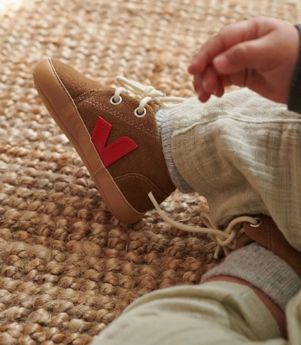 BABY SUEDE BROWN PEKIN>VEJA Sale