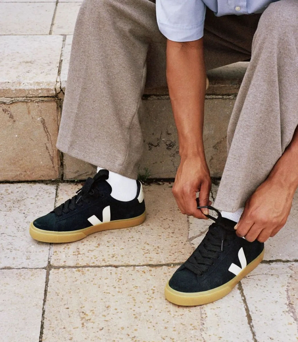 CAMPO BOLD SUEDE BLACK PIERRE>VEJA Hot