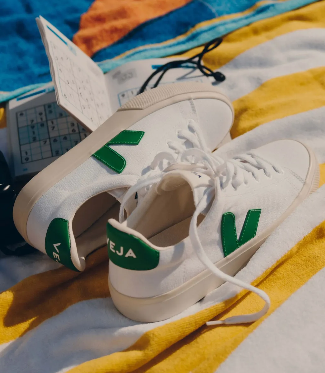 CAMPO CANVAS WHITE EMERAUDE>VEJA Best