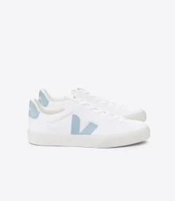 CAMPO CANVAS WHITE STEEL>VEJA Cheap
