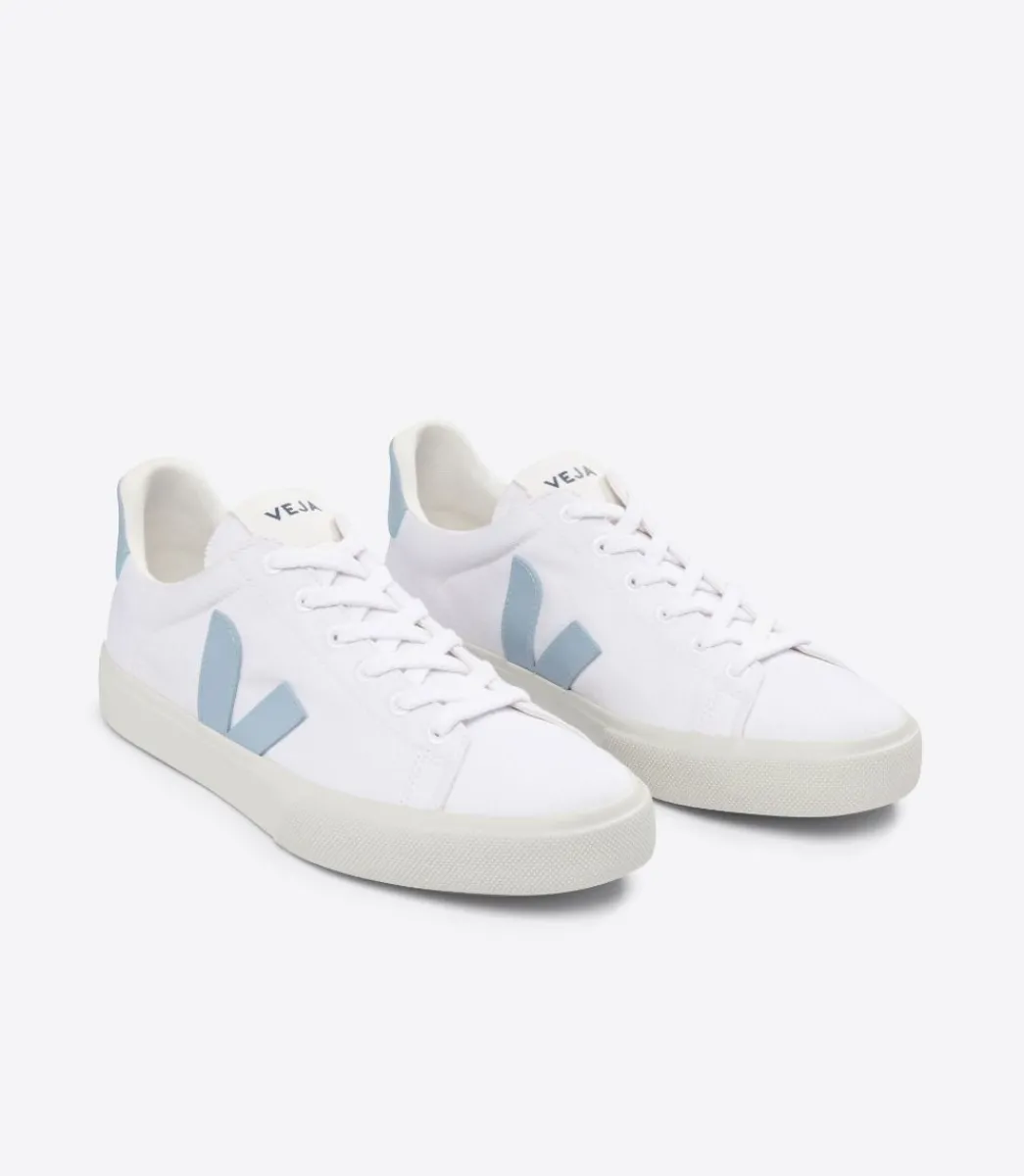 CAMPO CANVAS WHITE STEEL>VEJA Cheap
