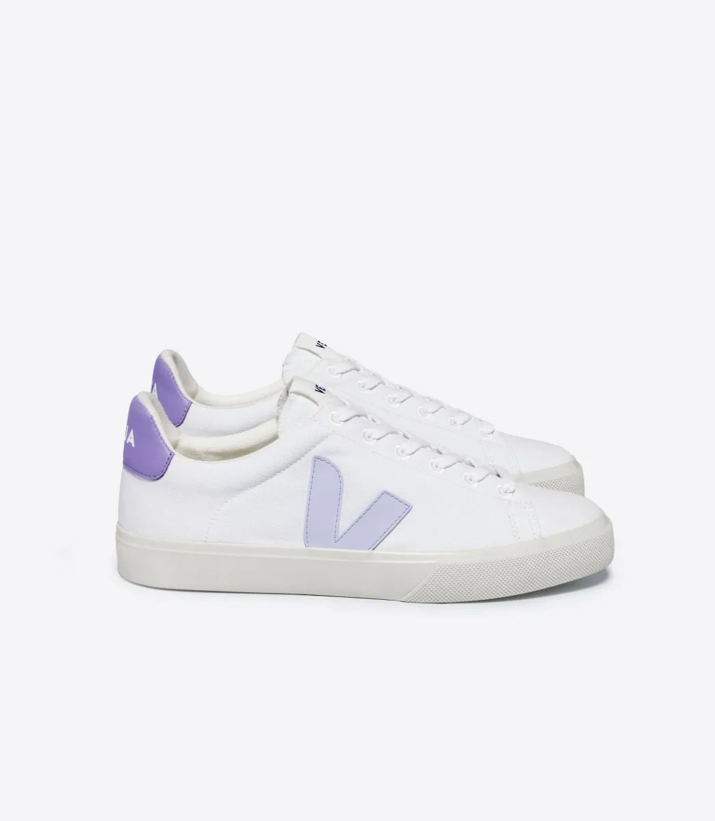CAMPO CANVAS WHITE SWAN LAVANDE>VEJA Shop