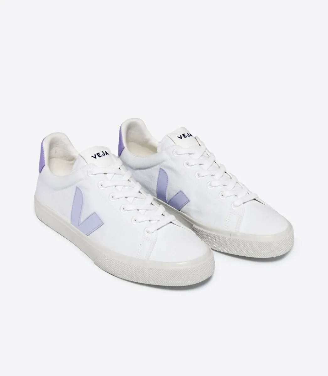 CAMPO CANVAS WHITE SWAN LAVANDE>VEJA Shop
