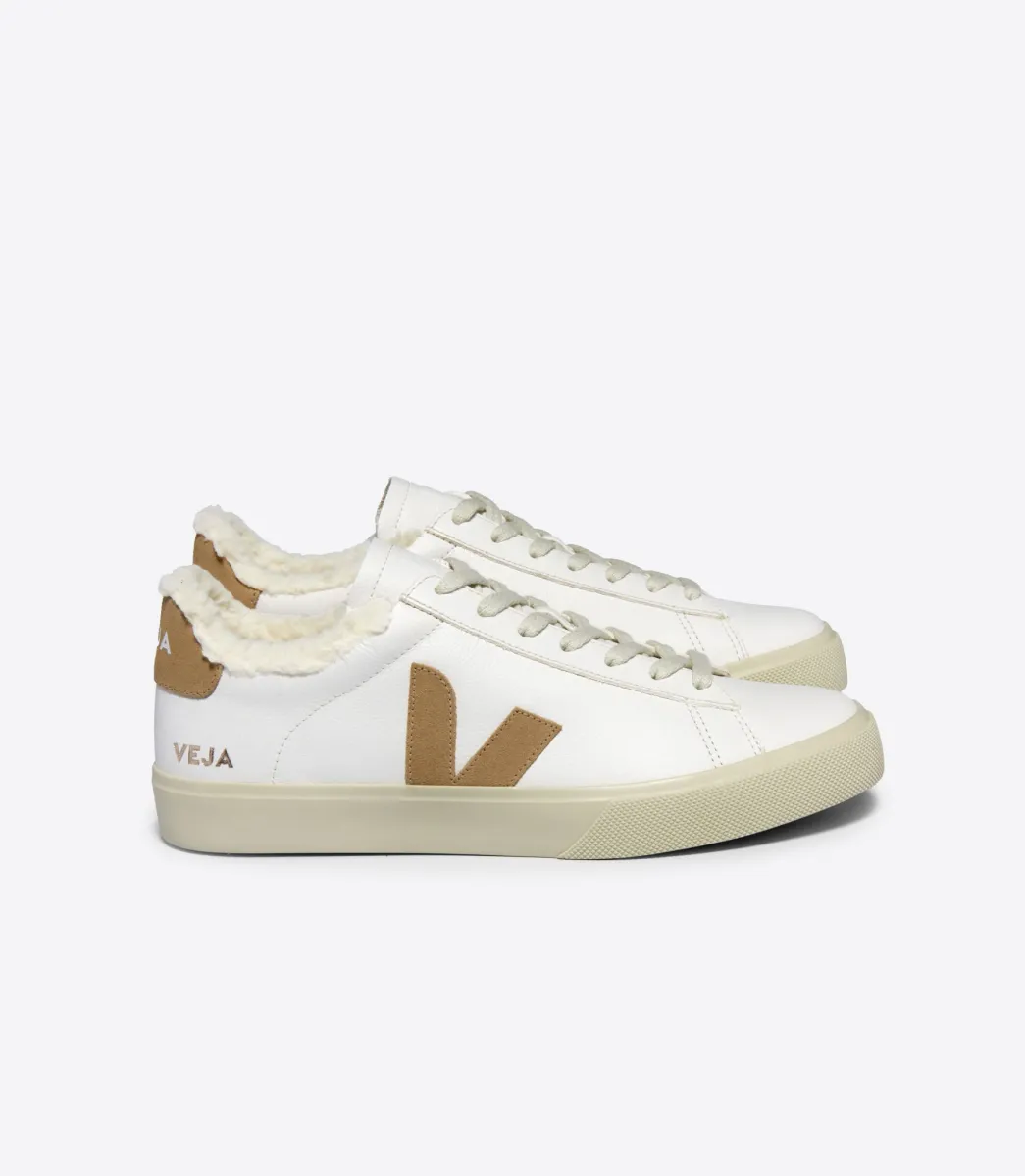 CAMPO FURED LEATHER WHITE DESERT>VEJA Discount
