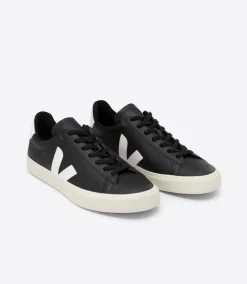 CAMPO LEATHER BLACK WHITE>VEJA Cheap