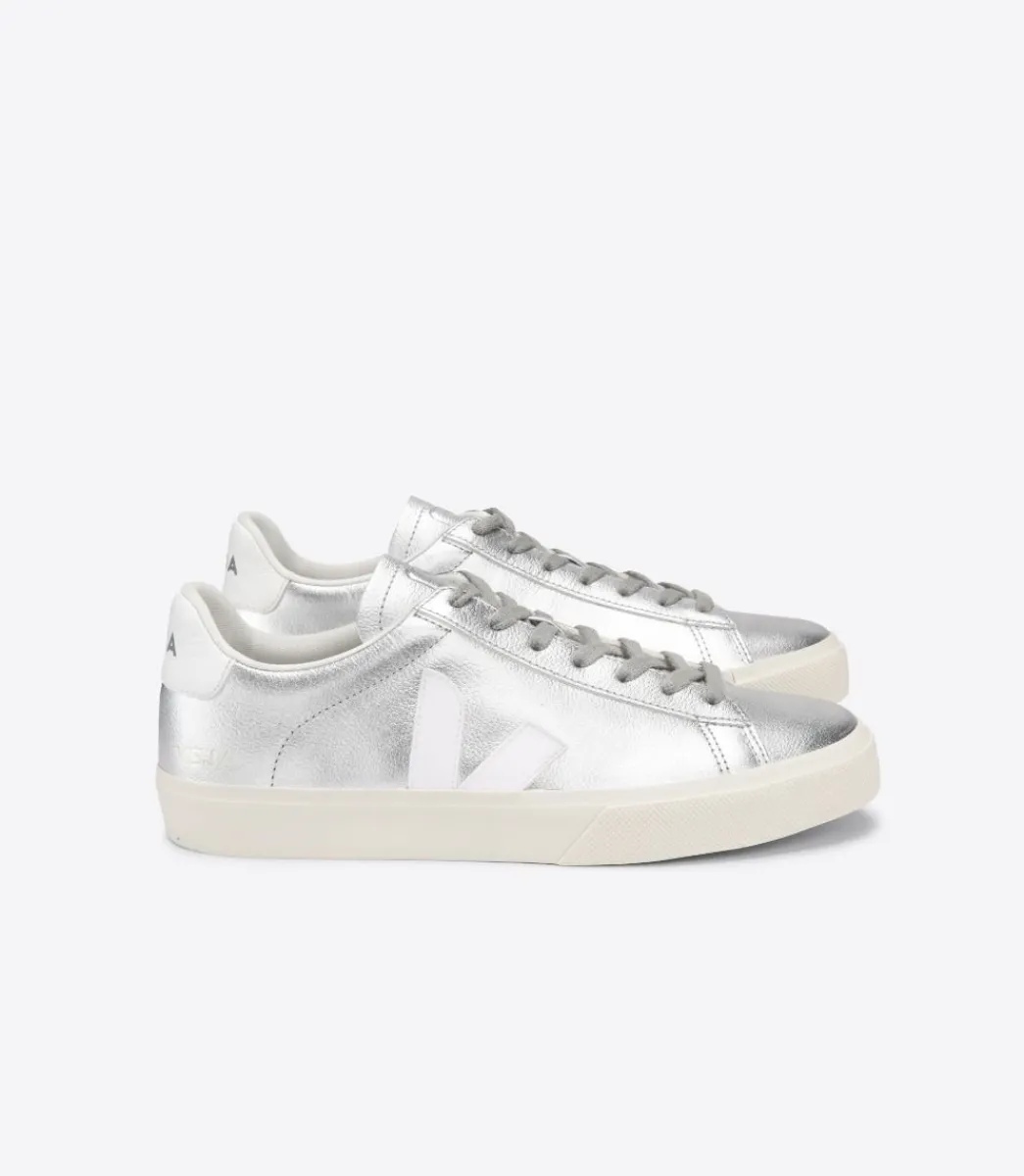 CAMPO LEATHER SILVER WHITE>VEJA Flash Sale