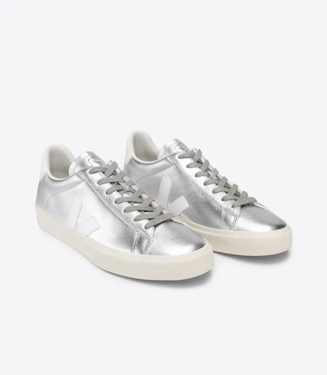 CAMPO LEATHER SILVER WHITE>VEJA Flash Sale