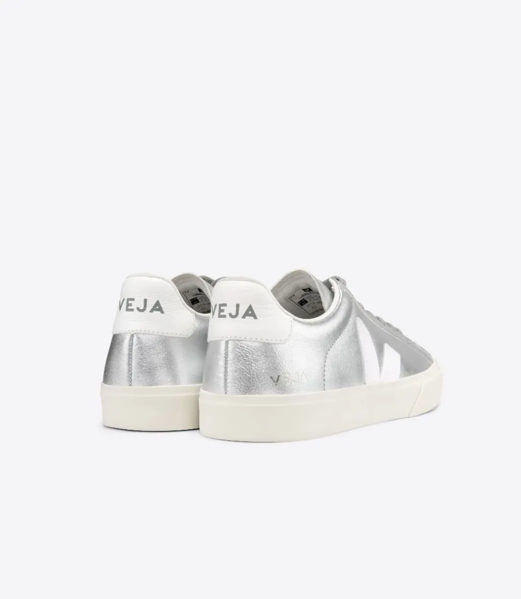 CAMPO LEATHER SILVER WHITE>VEJA Flash Sale