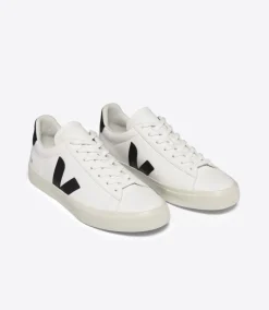 CAMPO LEATHER WHITE BLACK>VEJA Fashion