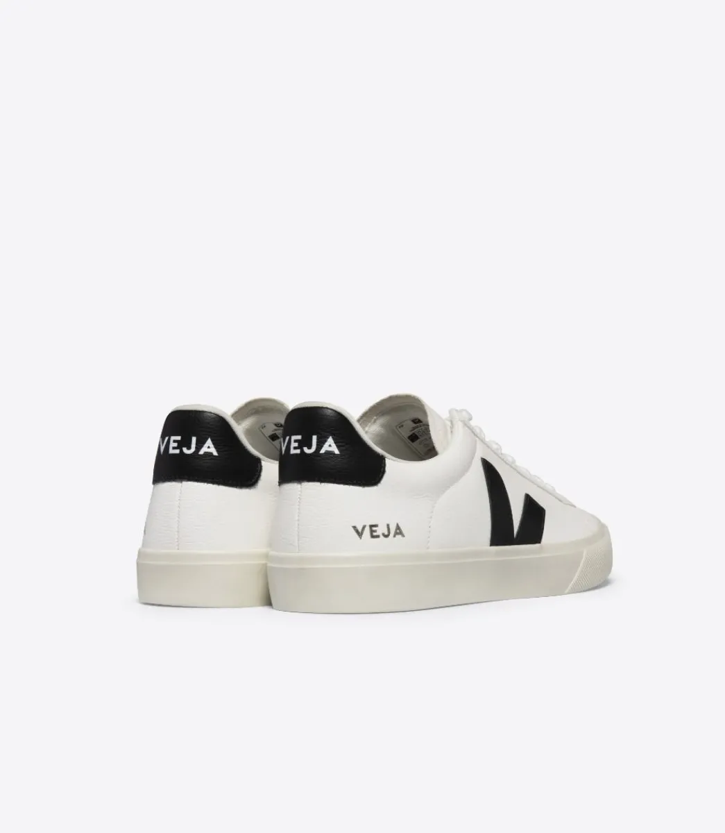 CAMPO LEATHER WHITE BLACK>VEJA Fashion