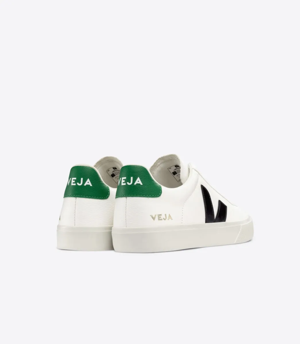 CAMPO LEATHER WHITE BLACK EMERAUDE>VEJA Clearance