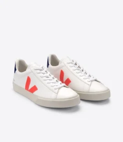 CAMPO LEATHER WHITE COBALT ORANGE FLUO>VEJA Best