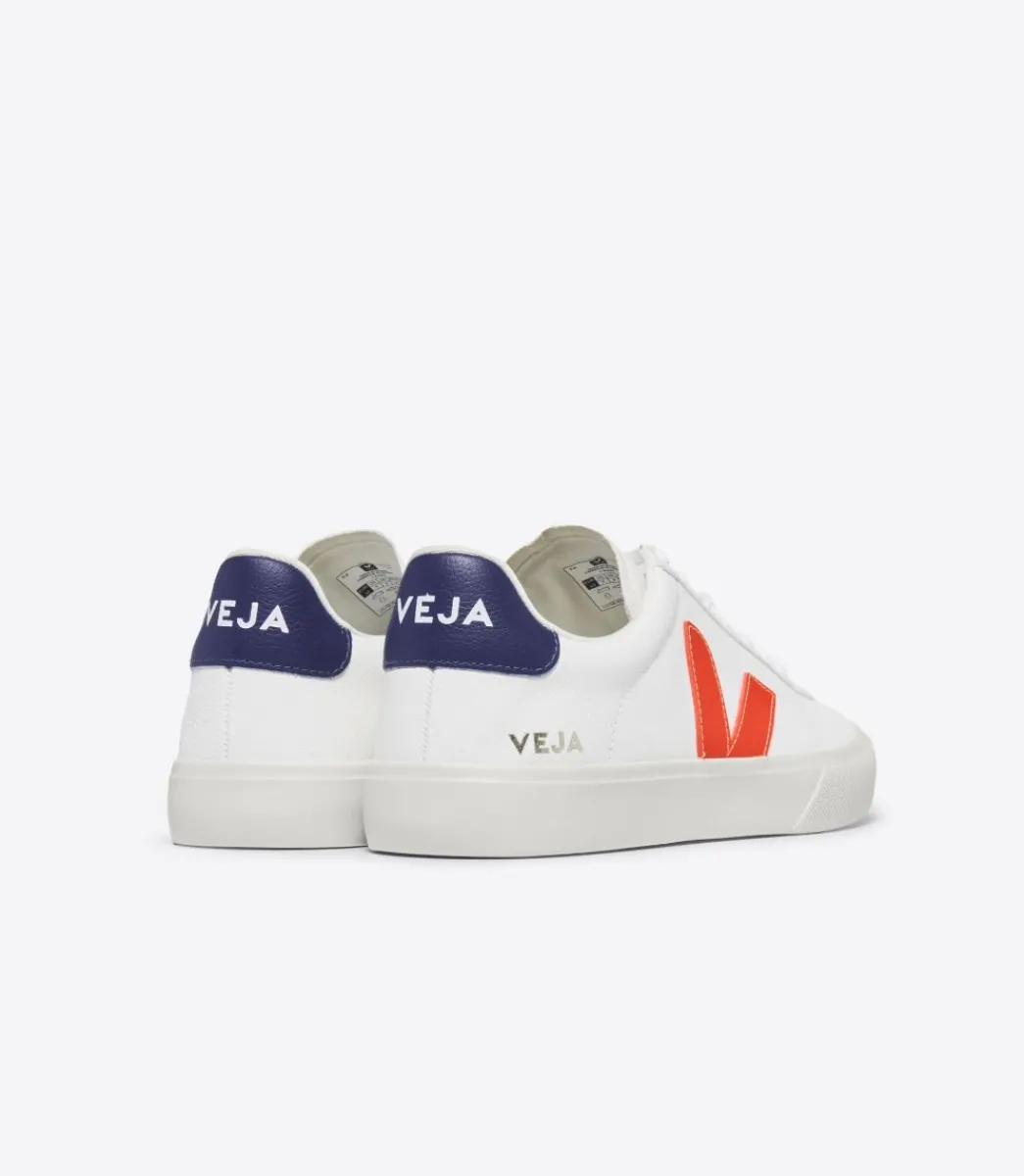 CAMPO LEATHER WHITE COBALT ORANGE FLUO>VEJA Best