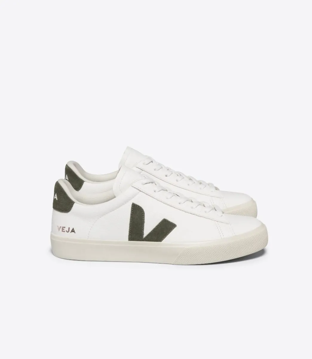 CAMPO LEATHER WHITE KAKI>VEJA Cheap