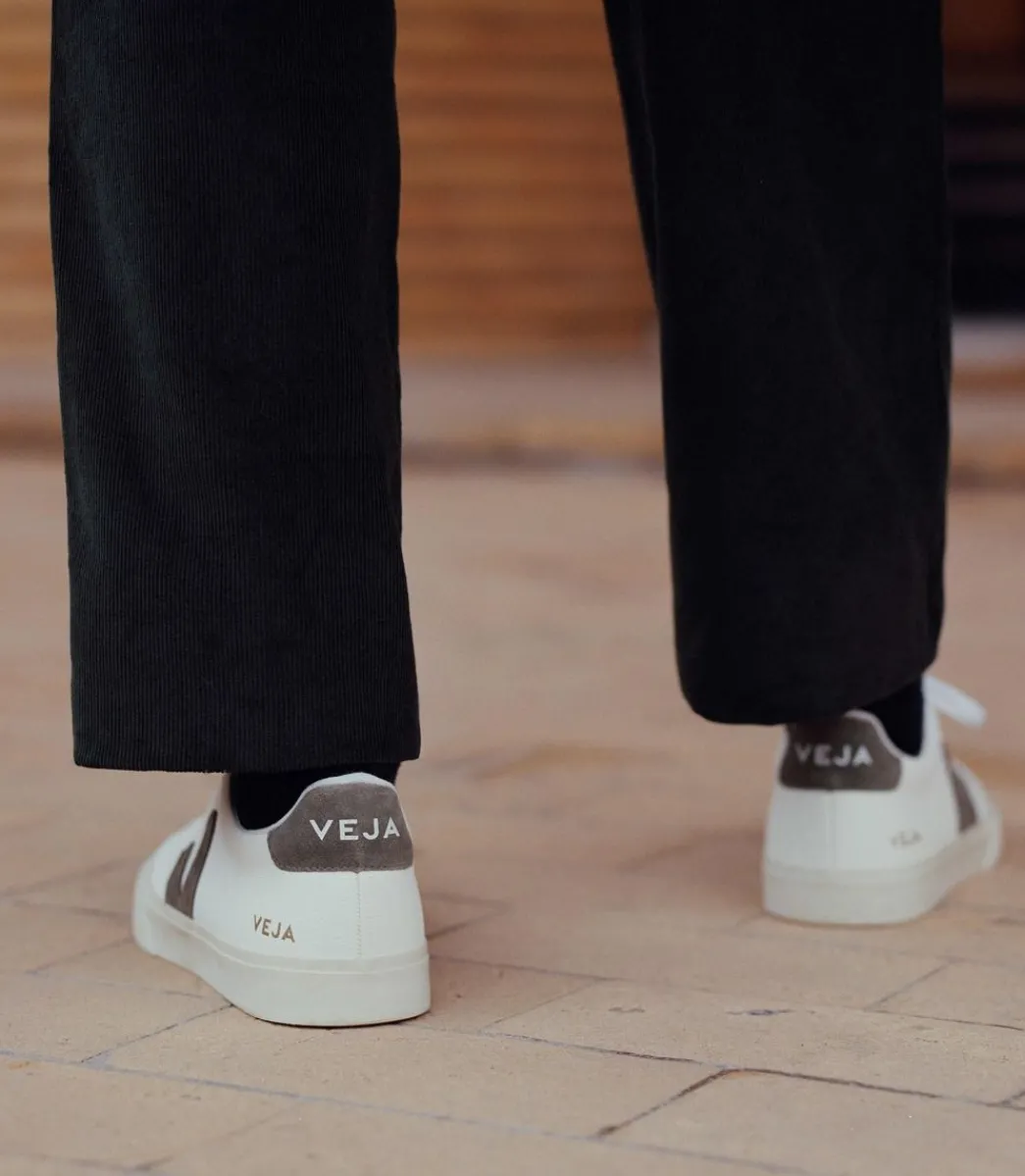 CAMPO LEATHER WHITE KAKI>VEJA Cheap
