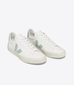 CAMPO LEATHER WHITE MATCHA>VEJA Clearance