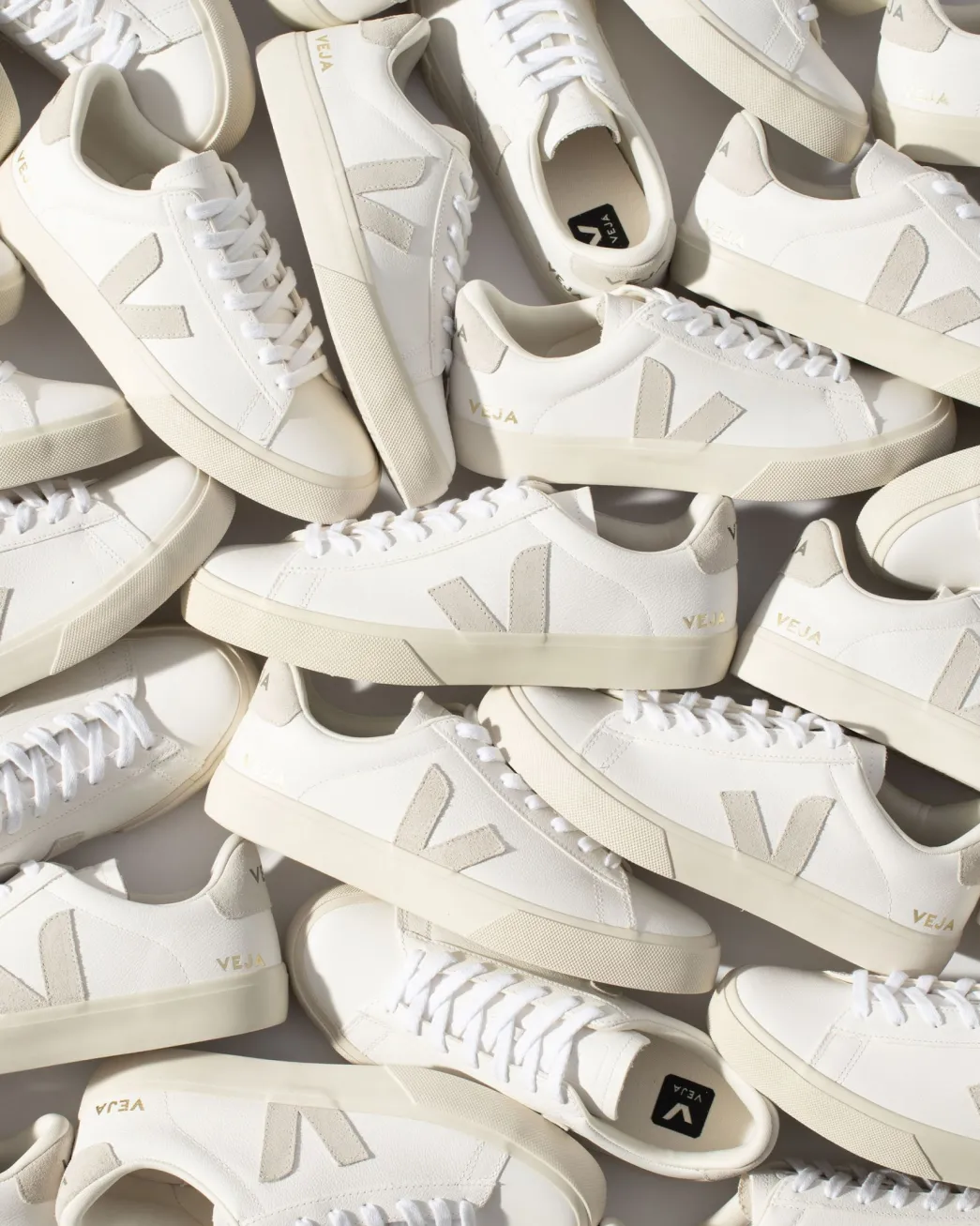 CAMPO LEATHER WHITE NATURAL>VEJA Hot
