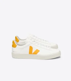 CAMPO LEATHER WHITE OURO>VEJA Fashion