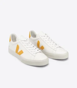 CAMPO LEATHER WHITE OURO>VEJA Fashion