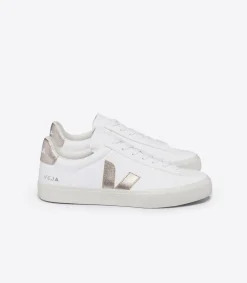 CAMPO LEATHER WHITE PLATINE>VEJA Store