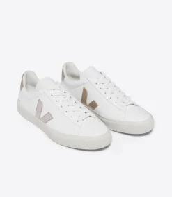 CAMPO LEATHER WHITE PLATINE>VEJA Store
