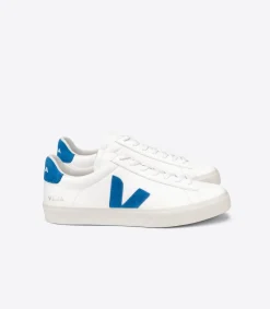 CAMPO LEATHER WHITE SWEDISH BLUE>VEJA New