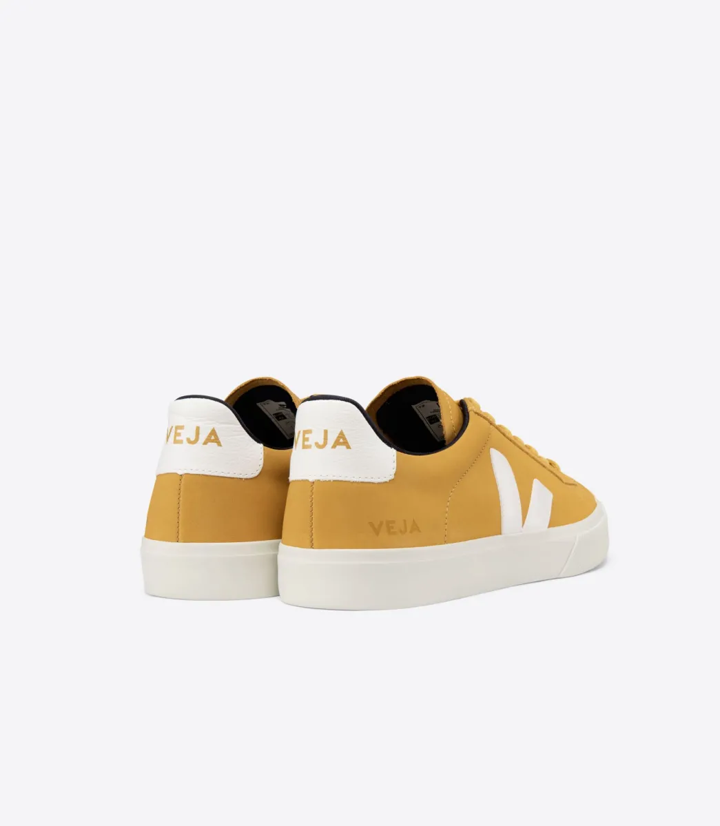 CAMPO NUBUCK MOUTARDE WHITE>VEJA Fashion