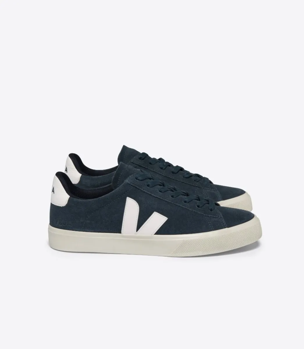 CAMPO SUEDE NAUTICO WHITE>VEJA New