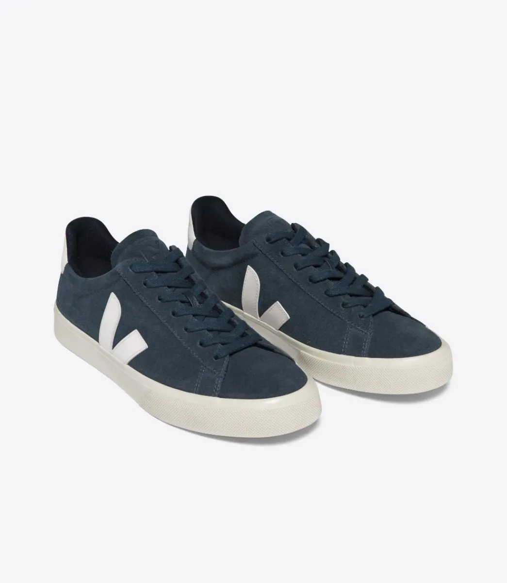 CAMPO SUEDE NAUTICO WHITE>VEJA New