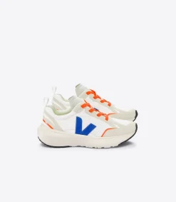 CANARY ELASTIC LACES ALVEOMESH WHITE INDIGO>VEJA Clearance