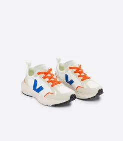 CANARY ELASTIC LACES ALVEOMESH WHITE INDIGO>VEJA Clearance