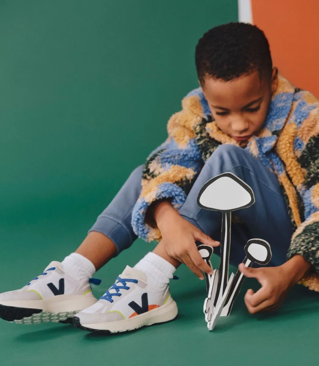 CANARY ELASTIC LACES ALVEOMESH WHITE NAUTICO>VEJA Discount
