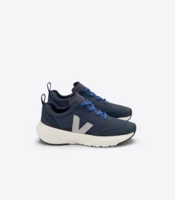 CANARY ELASTIC LACES ALVEOMESH NAUTICO OXFORD GREY>VEJA Fashion