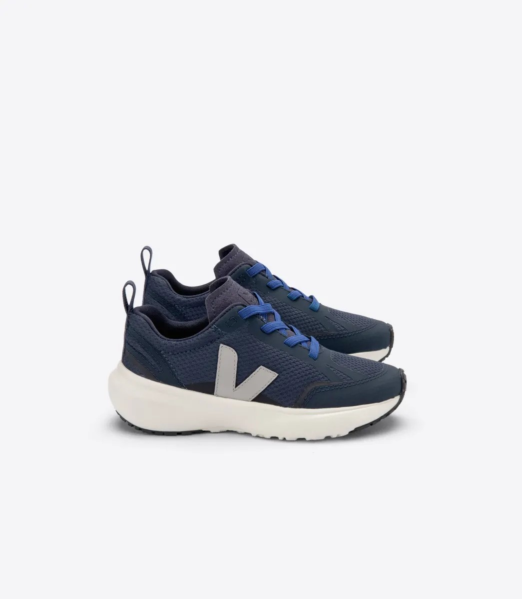 CANARY ELASTIC LACES ALVEOMESH NAUTICO OXFORD GREY>VEJA Fashion