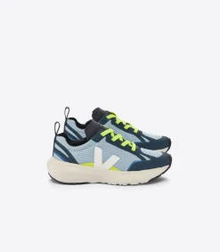 CANARY ELASTIC LACES ALVEOMESH STEEL WHITE>VEJA Cheap