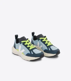 CANARY ELASTIC LACES ALVEOMESH STEEL WHITE>VEJA Cheap