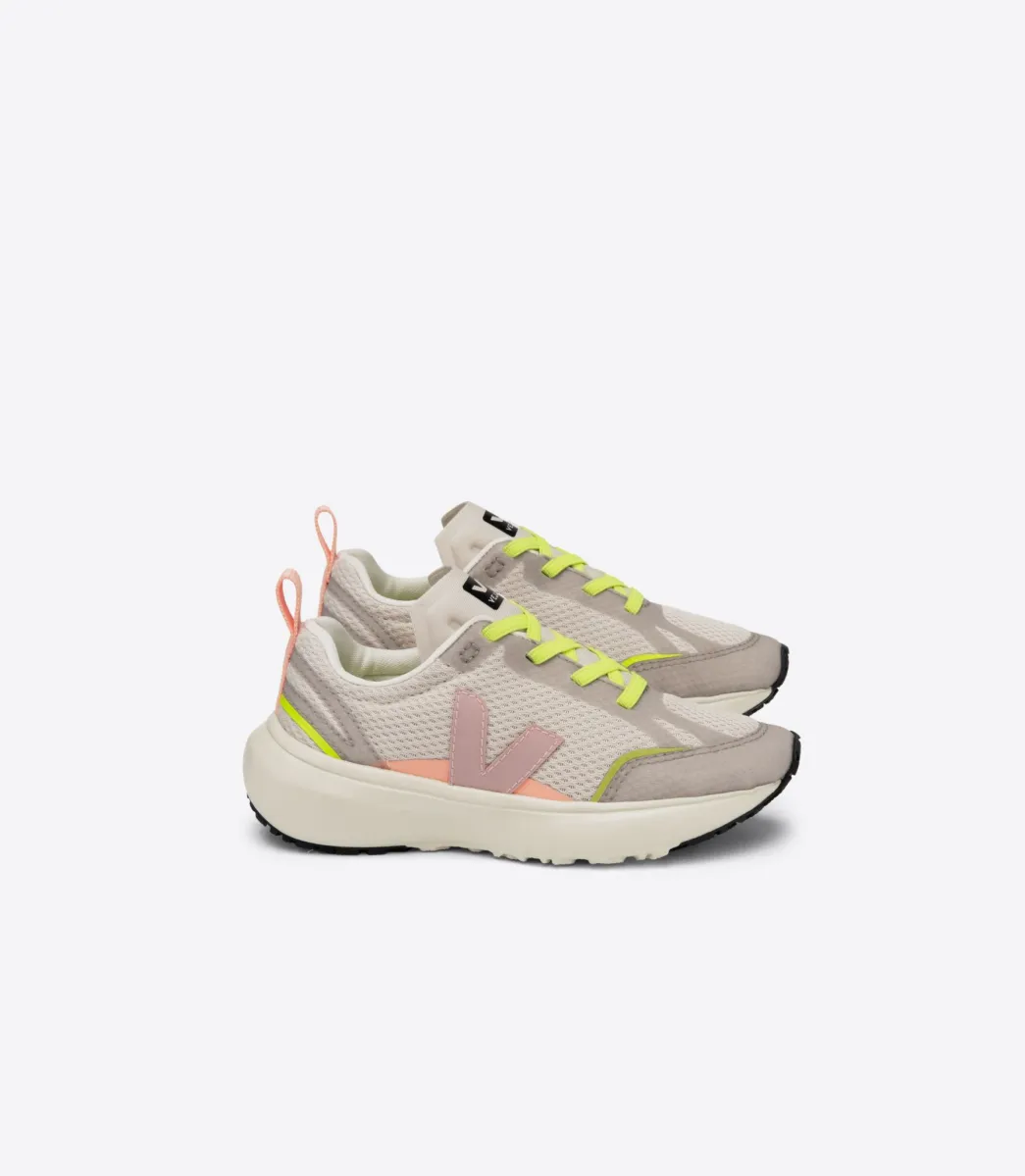 CANARY ELASTIC LACES ALVEOMESH NATURAL BABE>VEJA Outlet