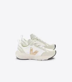 CANARY ELASTIC LACES ALVEOMESH WHITE PLATINE>VEJA Shop