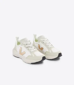 CANARY ELASTIC LACES ALVEOMESH WHITE PLATINE>VEJA Shop