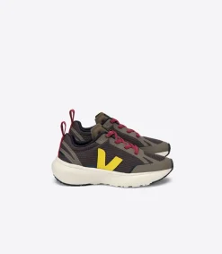 CANARY ELASTIC LACES ALVEOMESH GRAFITE TONIC>VEJA Best