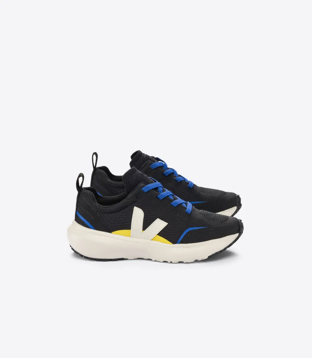 CANARY ELASTIC LACES ALVEOMESH BLACK PIERRE>VEJA Clearance