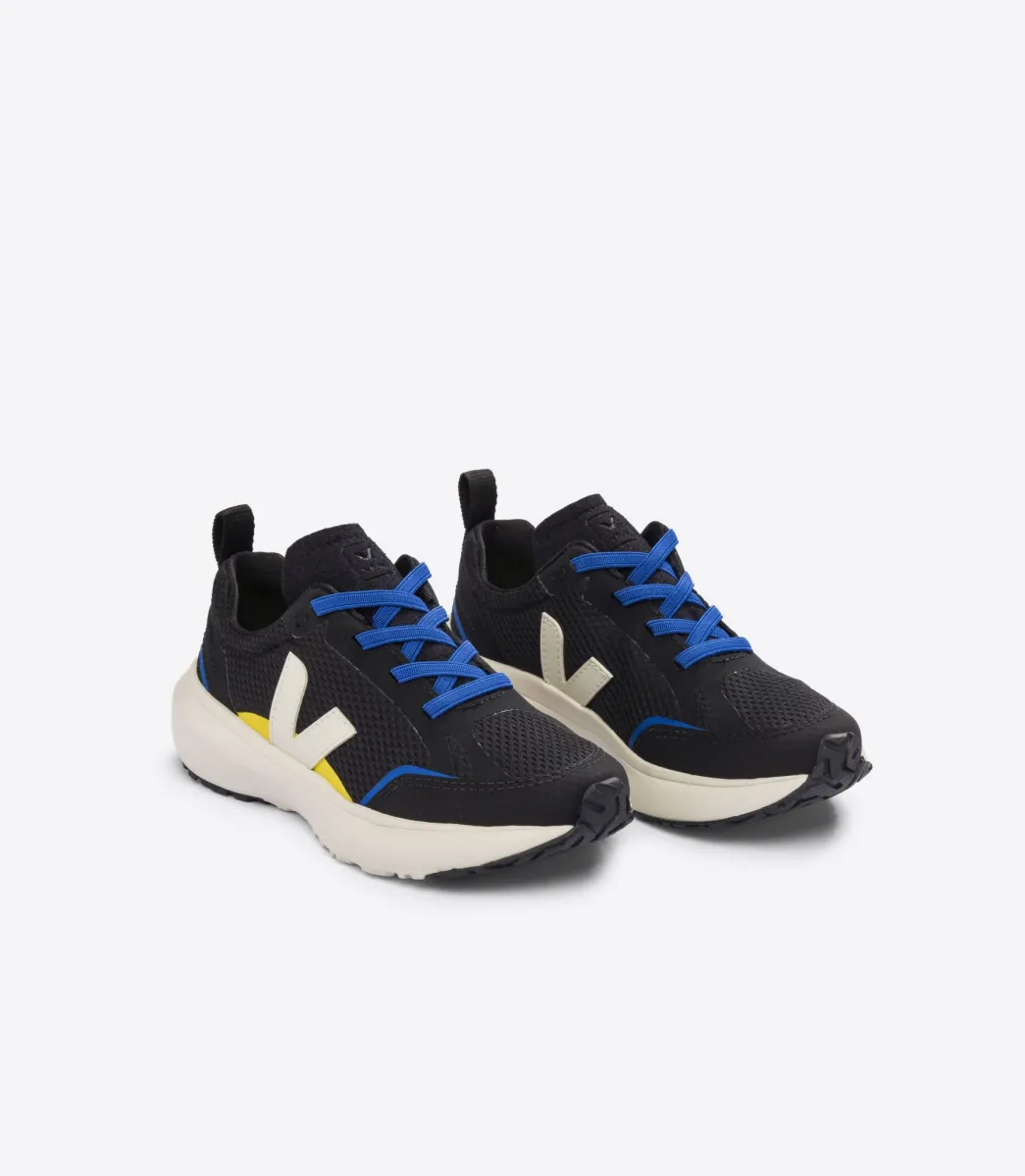 CANARY ELASTIC LACES ALVEOMESH BLACK PIERRE>VEJA Clearance