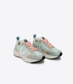 CANARY ELASTIC LACES ALVEOMESH MATCHA WHITE>VEJA Online