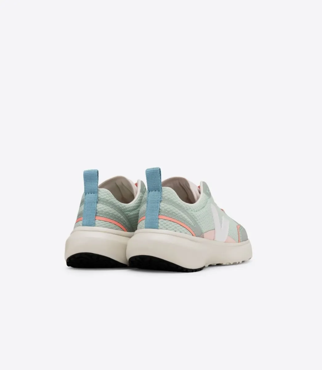 CANARY ELASTIC LACES ALVEOMESH MATCHA WHITE>VEJA Online