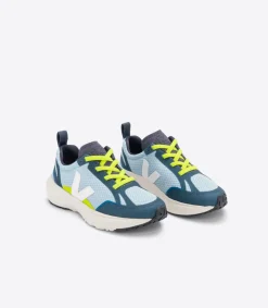 CANARY ELASTIC LACES ALVEOMESH STEEL WHITE>VEJA Cheap