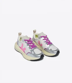 CANARY LIGHT ALVEOMESH GRAVEL MALIBU SILVER>VEJA New