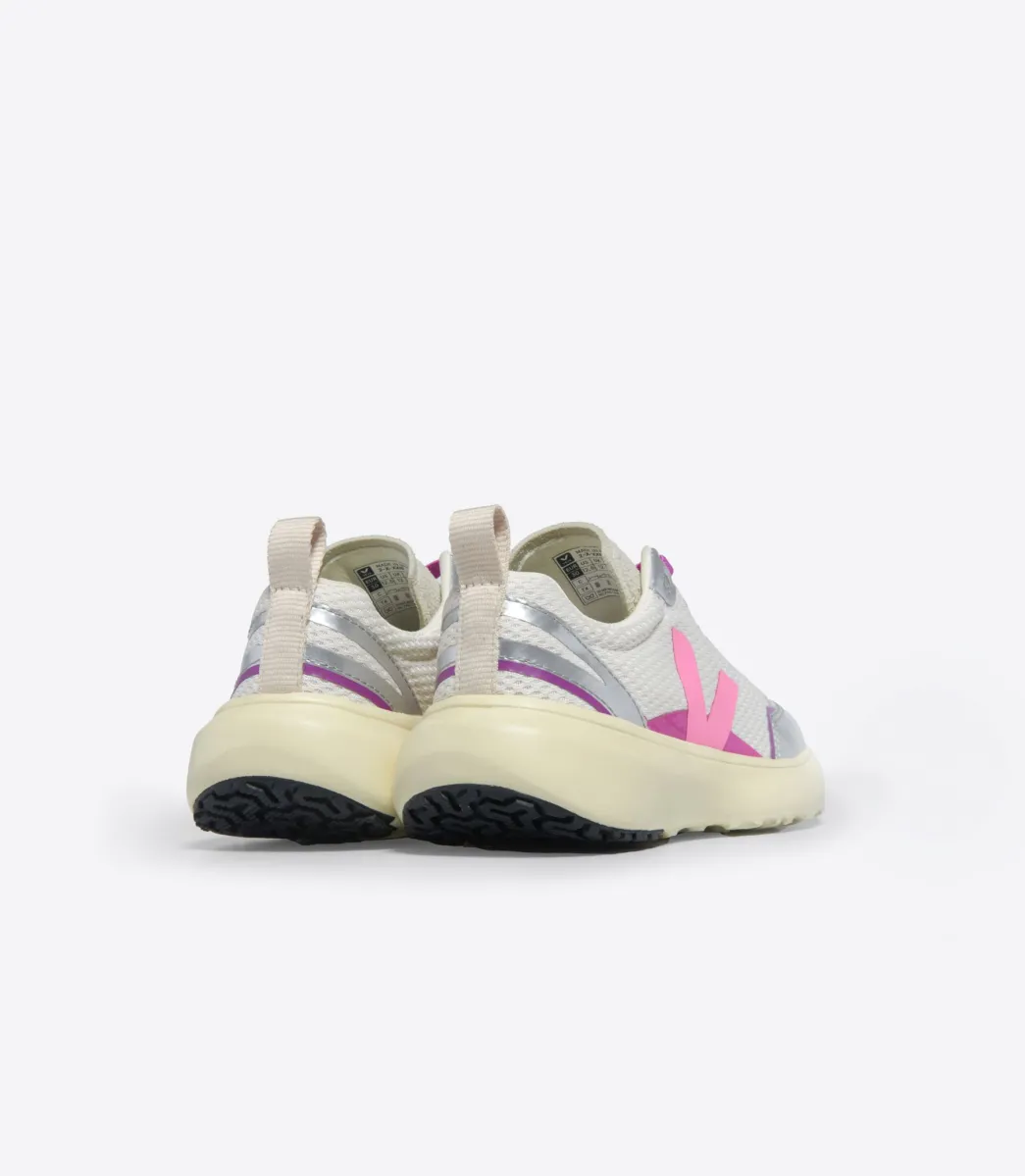 CANARY LIGHT ALVEOMESH GRAVEL MALIBU SILVER>VEJA New