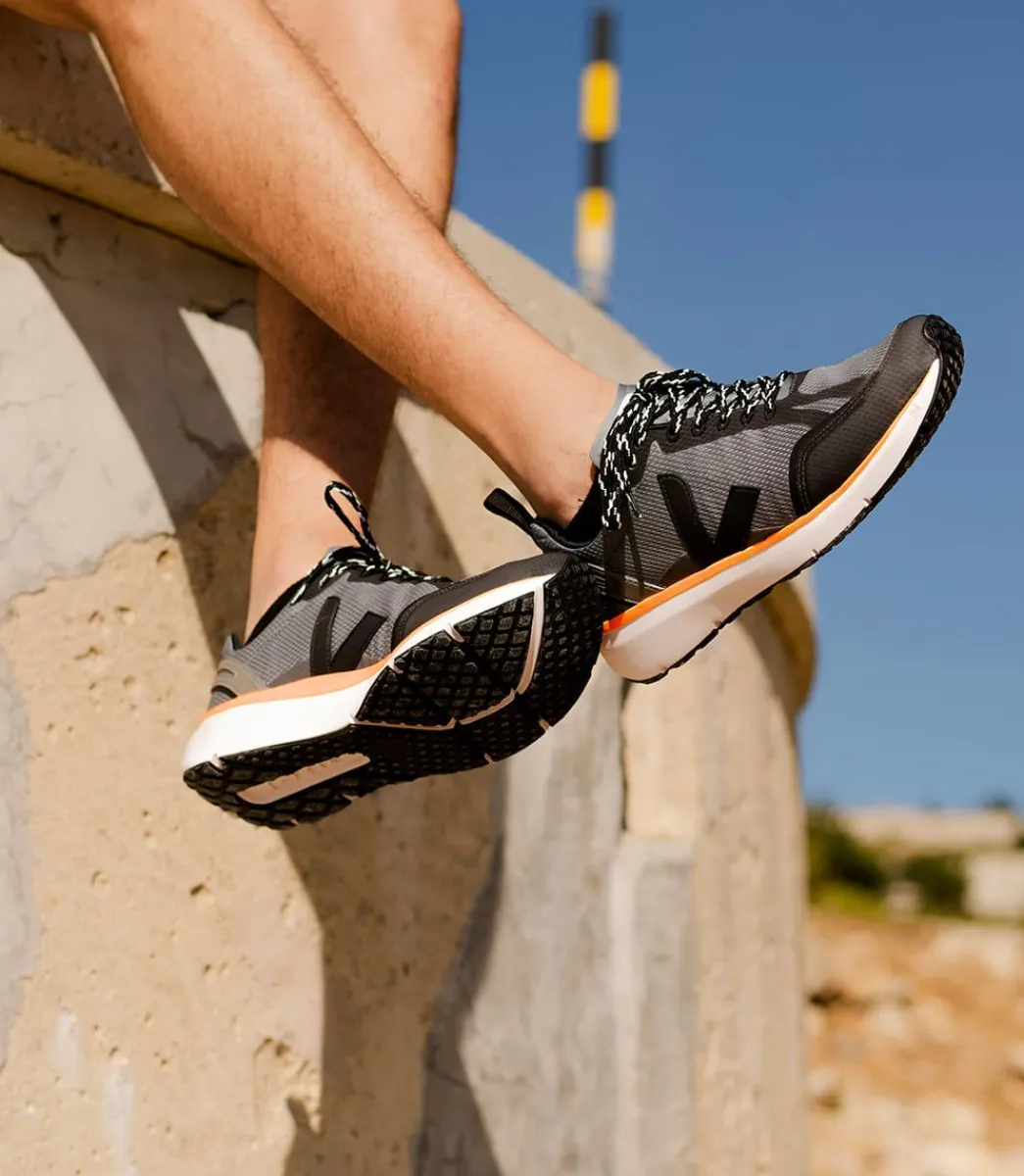 CONDOR 2 ALVEOMESH CONCRETE BLACK NEON ORANGE>VEJA Outlet