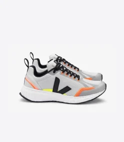 CONDOR MESH LIGHT GREY BLACK>VEJA New